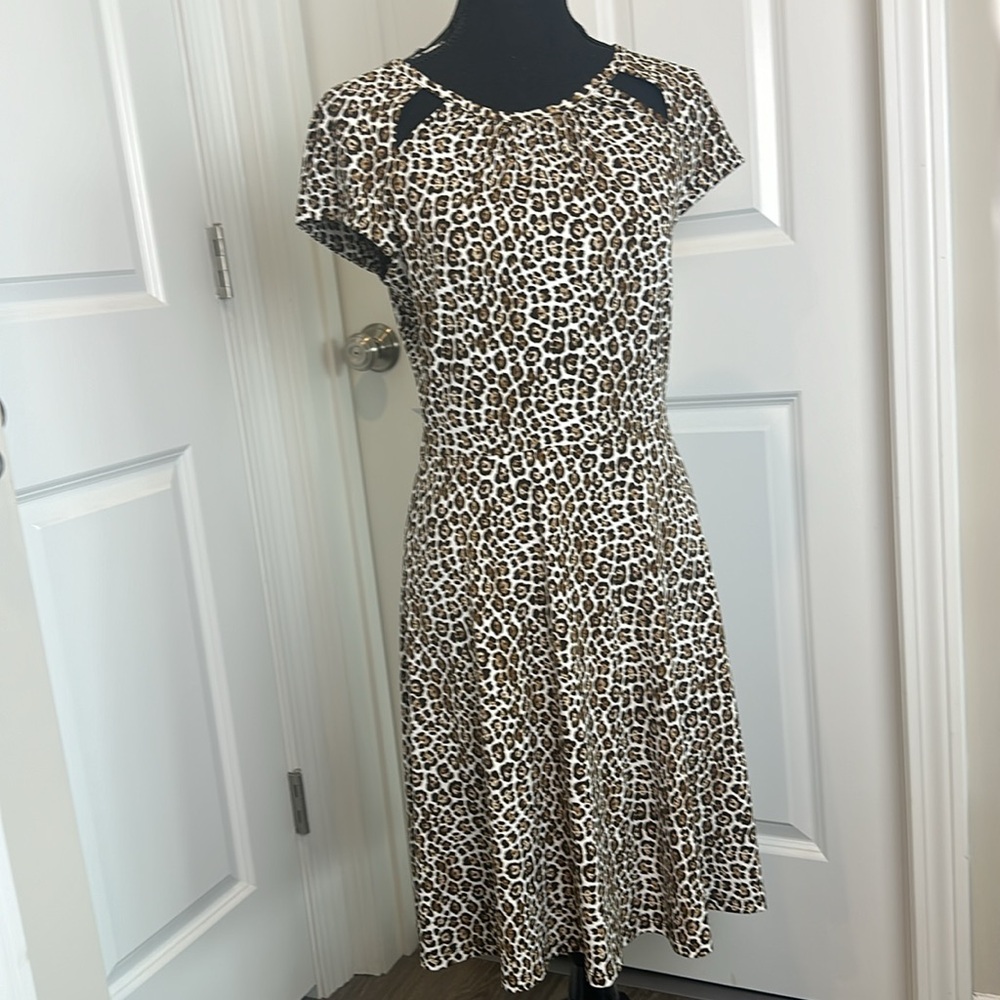 Michael Kors Leopard print women’s Thora Dress size small